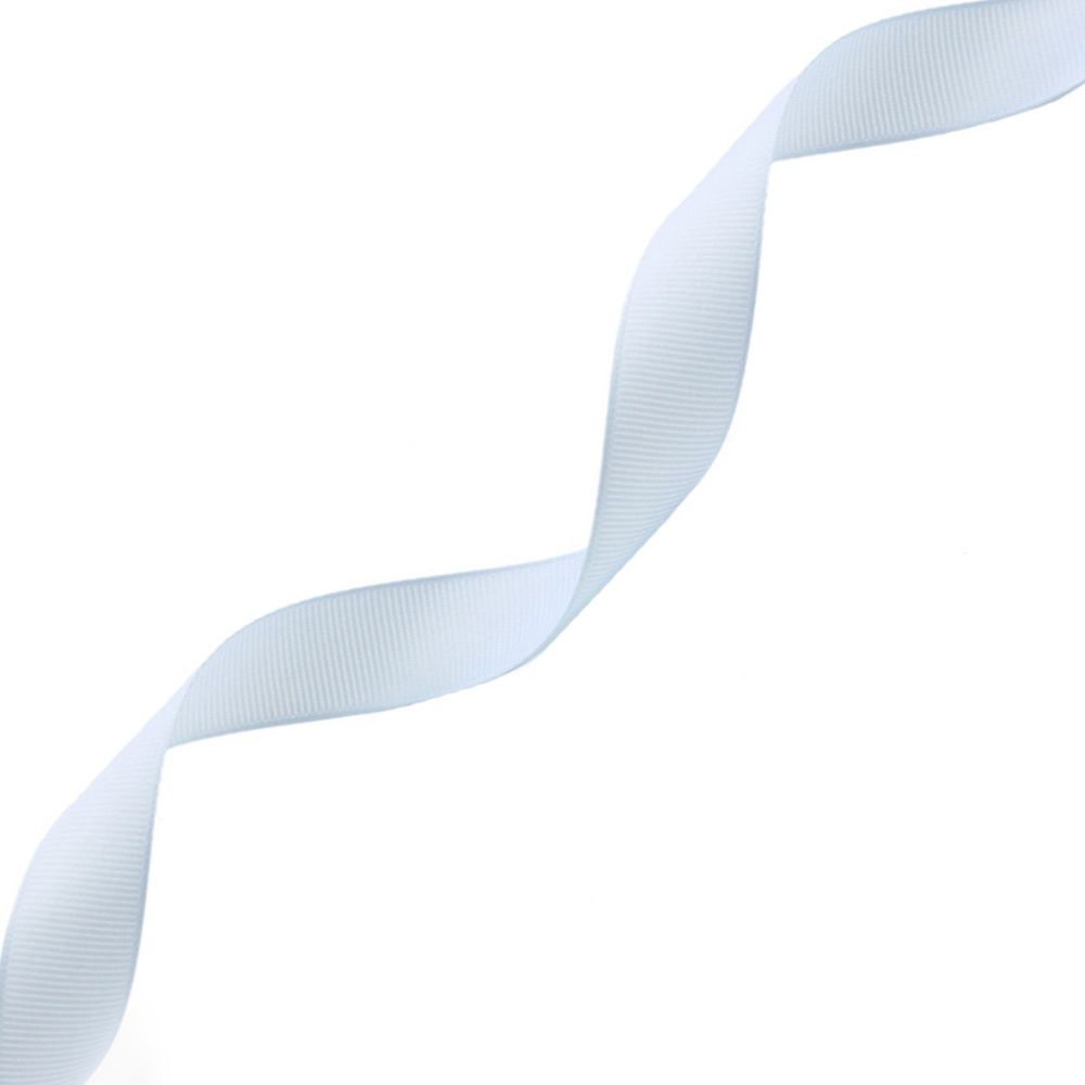 Лента репсовая (в рубчик) 20.0 мм, 130 св.голубой, уп.18,28 м