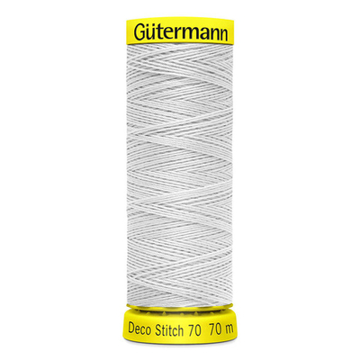 Нитки отделочные Gutermann Deco Stitch 70, 70м, 008 суровый, 5 катушек