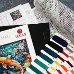 Набор для вышивания нитками Luca-S, Подводная морская жизнь, 25х25см