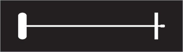 Биркодержатели 125мм цв. прозрачный (уп. 5000 шт)