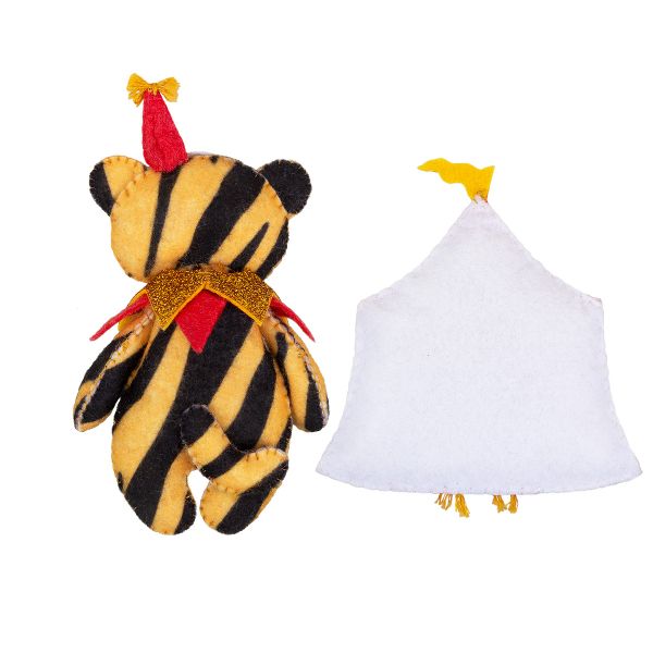Набор для шитья игрушки Тигренок-циркач 10 см, Miadolla TF-0385