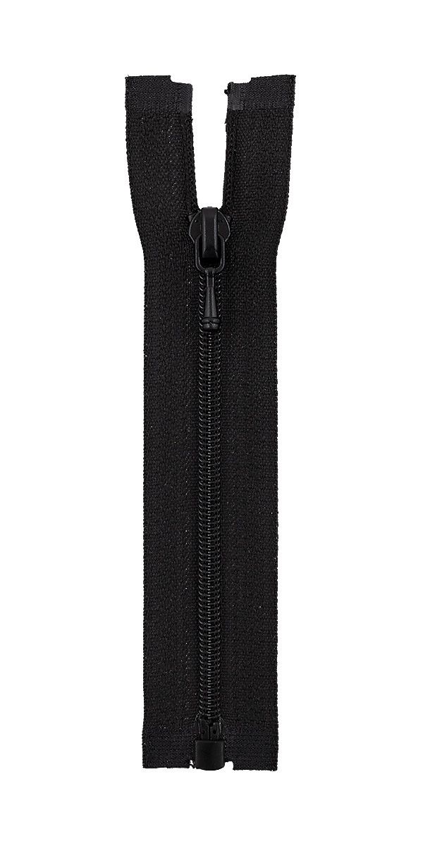 Молния спираль (витая) Т3 (3 мм) 1 зам., разъем., 10 см, декоративная, черный 310, ZipD 3S Gamma, 5 шт