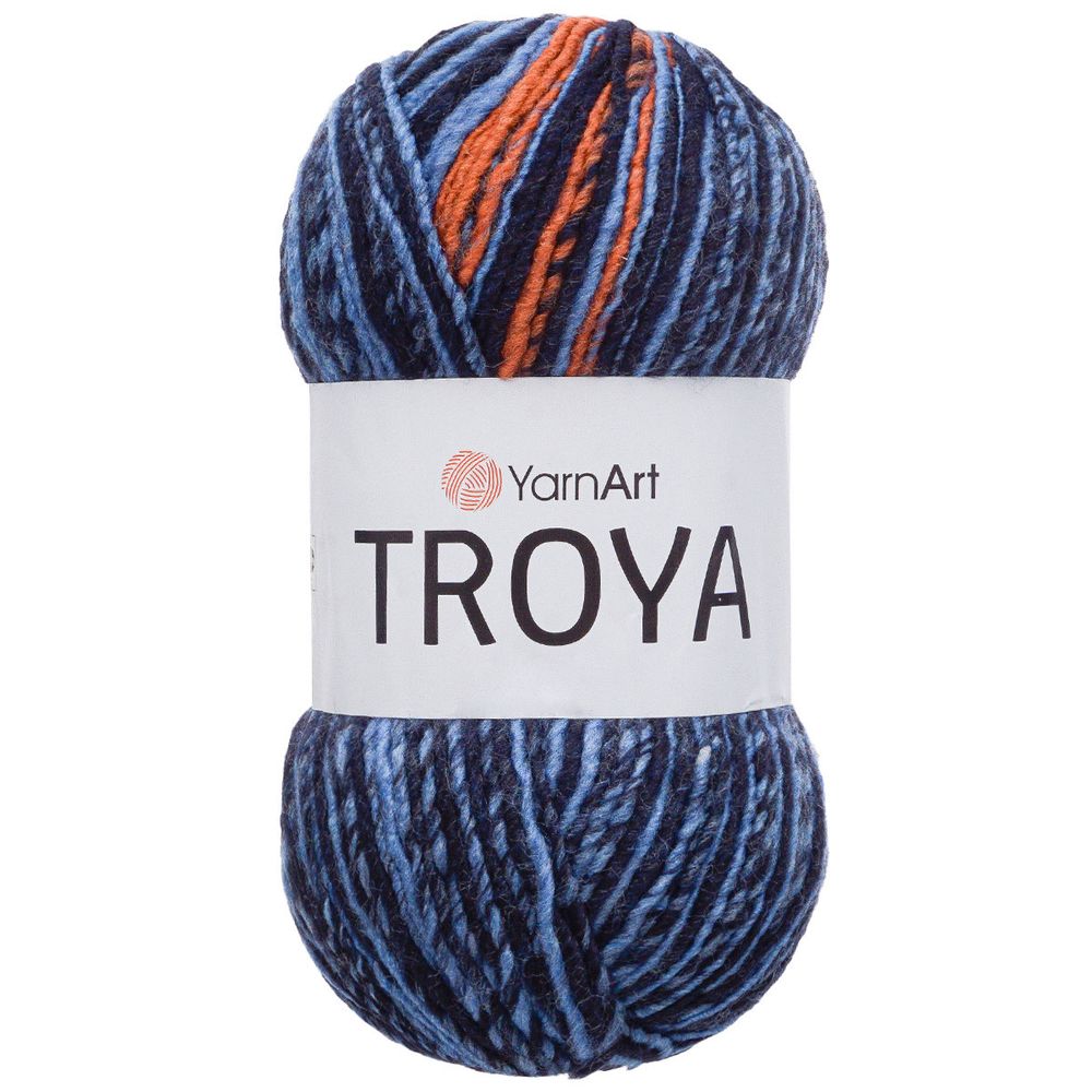 Пряжа YarnArt (ЯрнАрт) Troya / уп.5 мот. по 100 г, 250 м, 2115 секционный