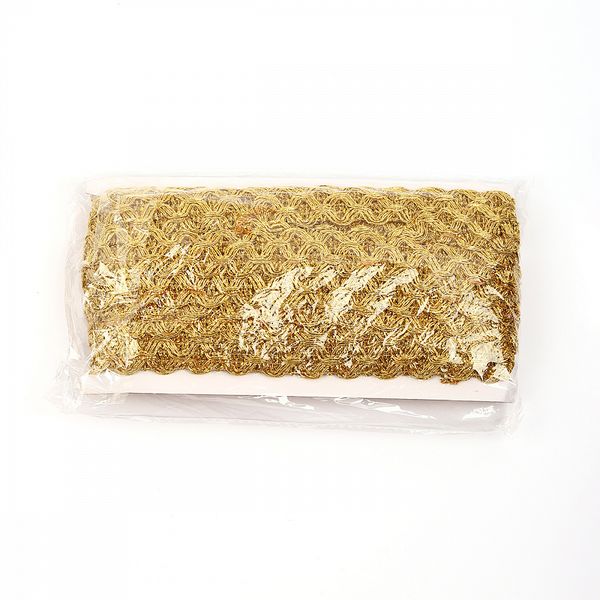 Тесьма отделочная 23 мм / 13.71 метров, TBY 904 цв.золото