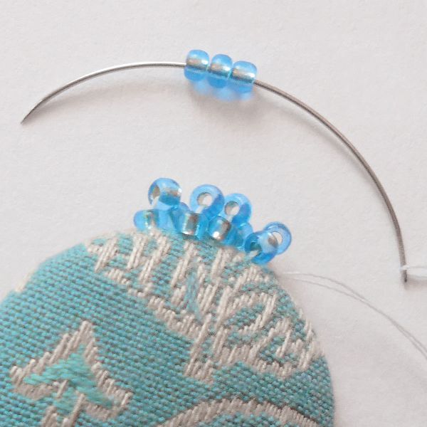 Иглы ручные изогнутые бисерные №4,9,2 шт, Pony, 5 шт