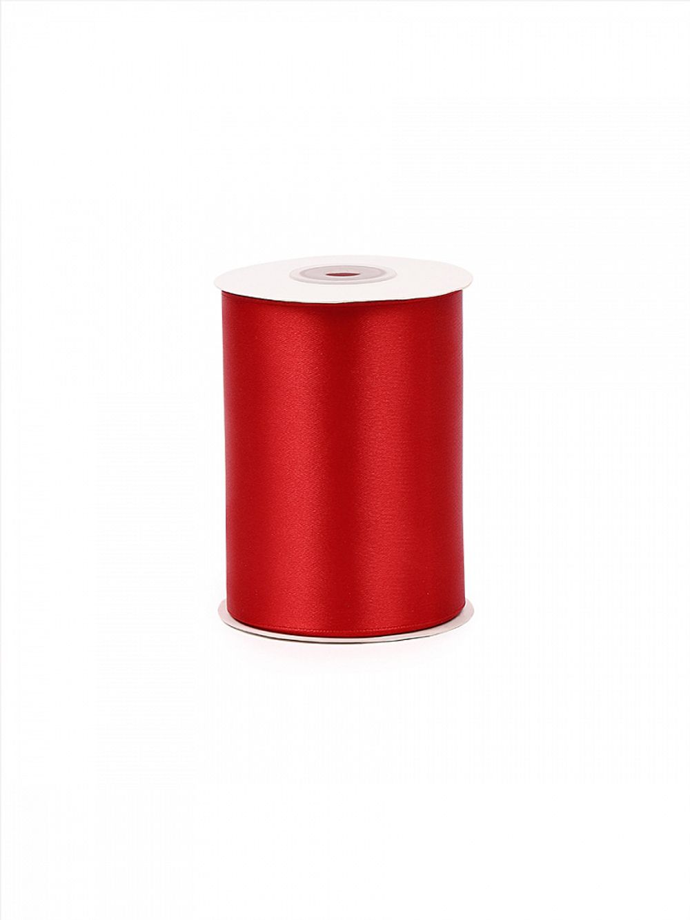 Лента атласная 1-сторонняя 100.0 мм / 22.5±1 метра, 3095 красный, Magic4Hobby