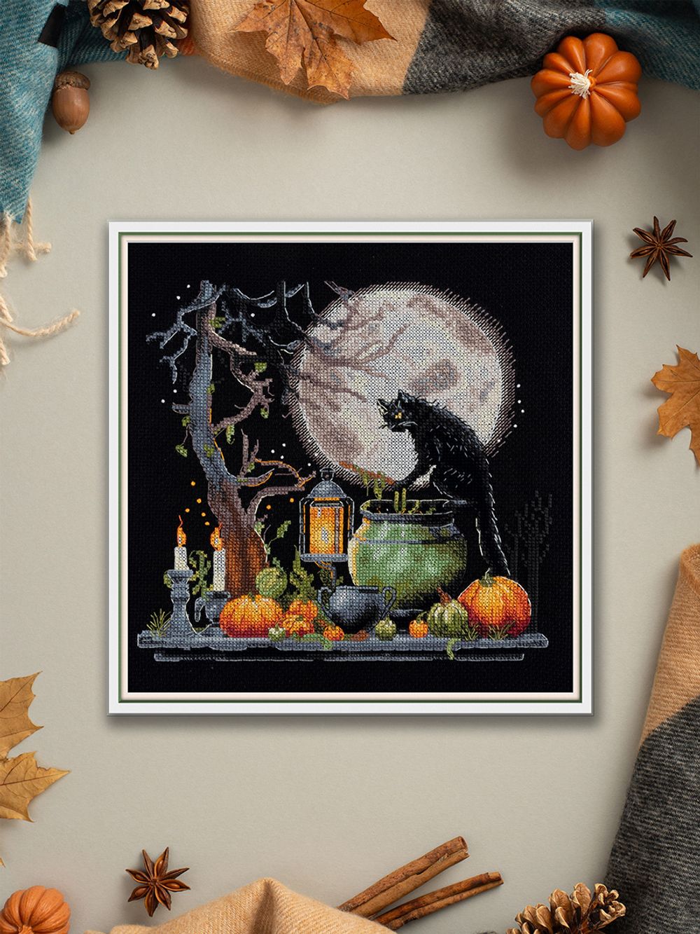 Набор для вышивания нитками Klart 8-576, Приворотное зелье, 20х20 см