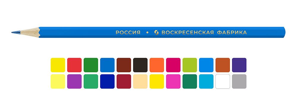 Набор цветных карандашей Дарья TSR-CP-1024 заточенный 4х24 цв, Набор цветных карандашей Дарья TSR-CP-1024 заточенный 4х24 цв, ВКФ TSR-CP-1024