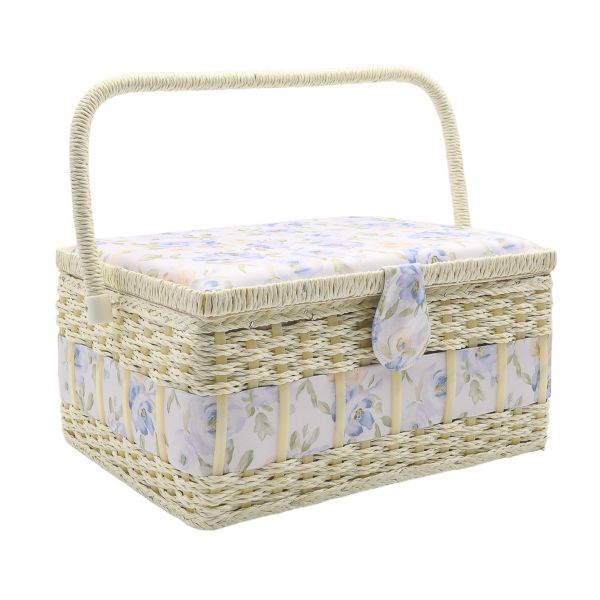 Шкатулка декоративная Голубые розы, 30.5х23х16, PVCTray