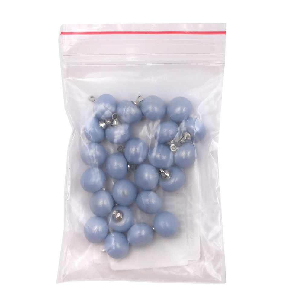 Пуговицы на ножке 10 мм (Blue (синий)), 24 шт