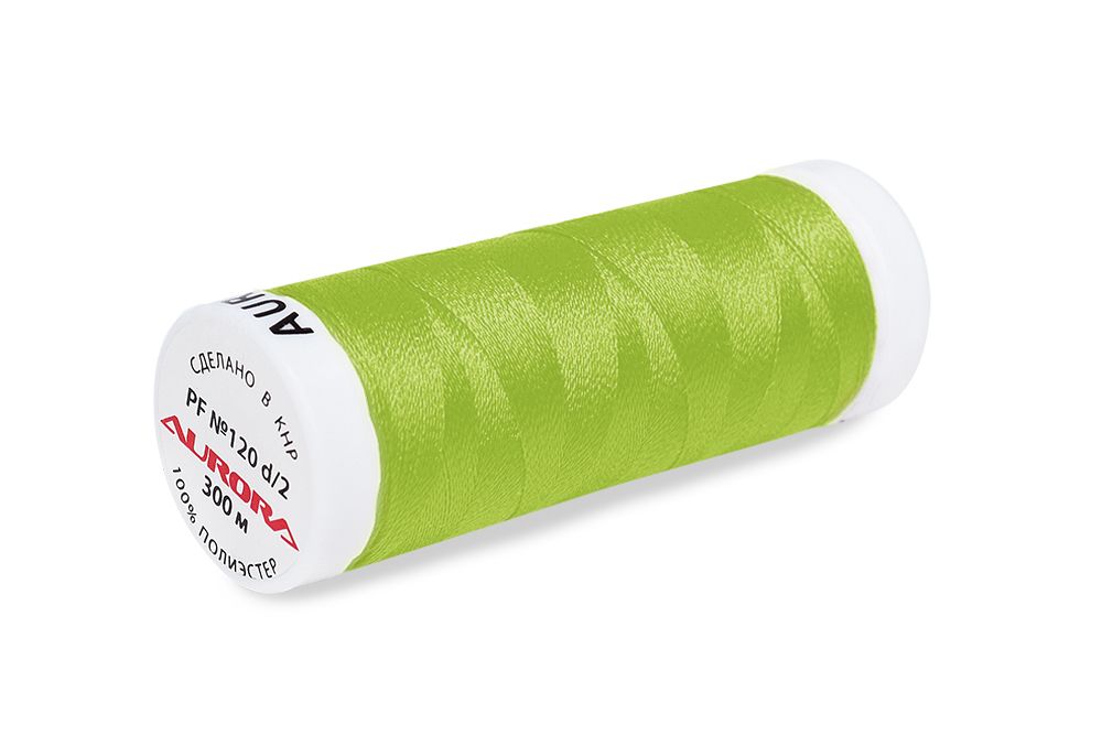 Нитки для креативных работ Aurora №120, 300 м, цв. PF273, 5 катушек