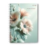 Тетрадь ученическая общая, выборочный УФ лак, A4 80 л. на гребне 65 г/м², белизна 100 %, 4 шт, клетка, 01243 Экзотические цветы, Светоч Т128