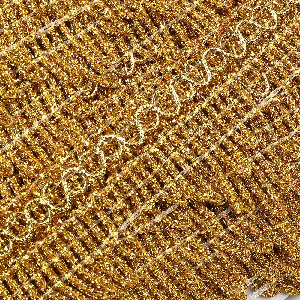 Тесьма отделочная 40 мм, 13-5061 цв.золото уп.13.71м