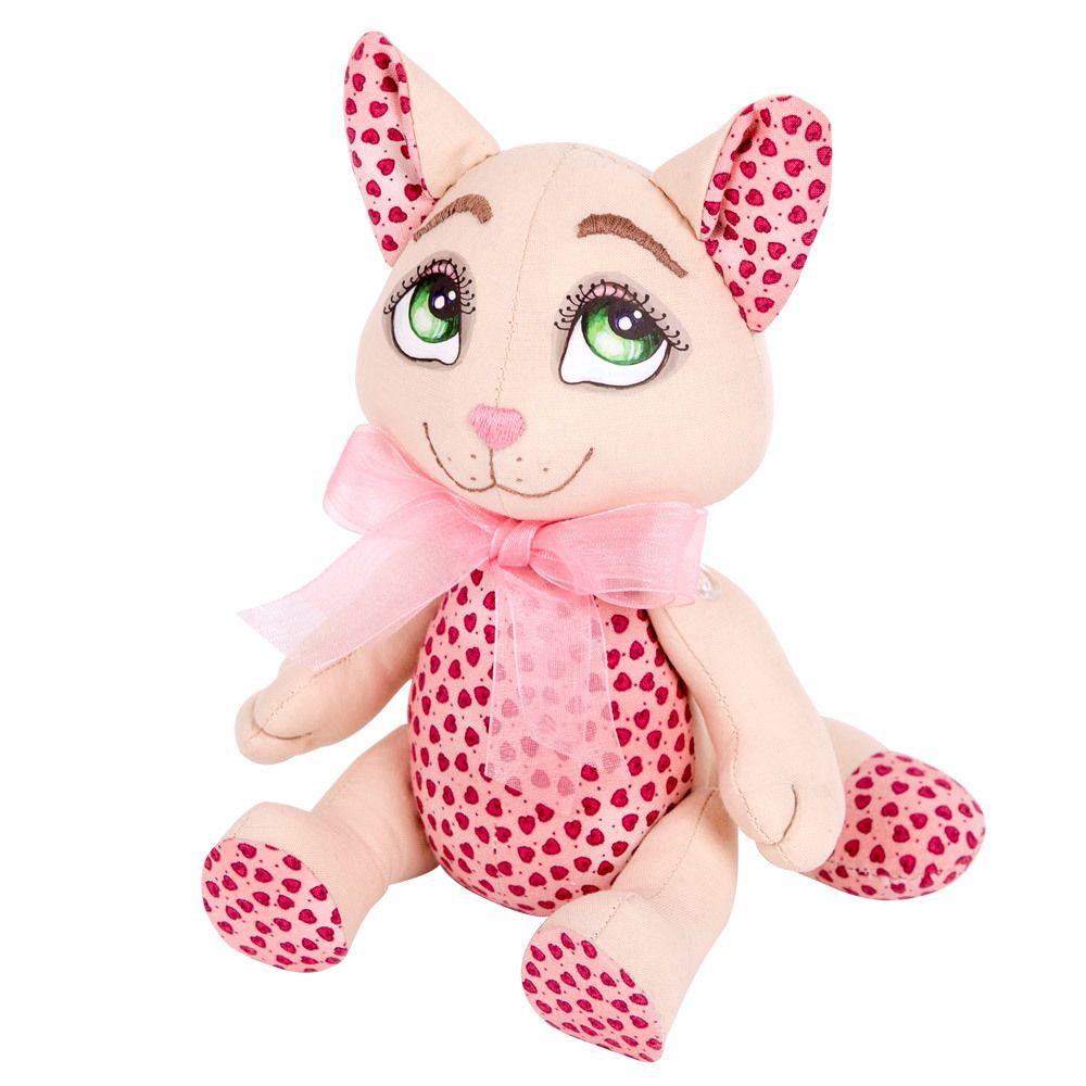 Набор для шитья игрушки Кошечка Пинки 25 см, Miadolla C-0181