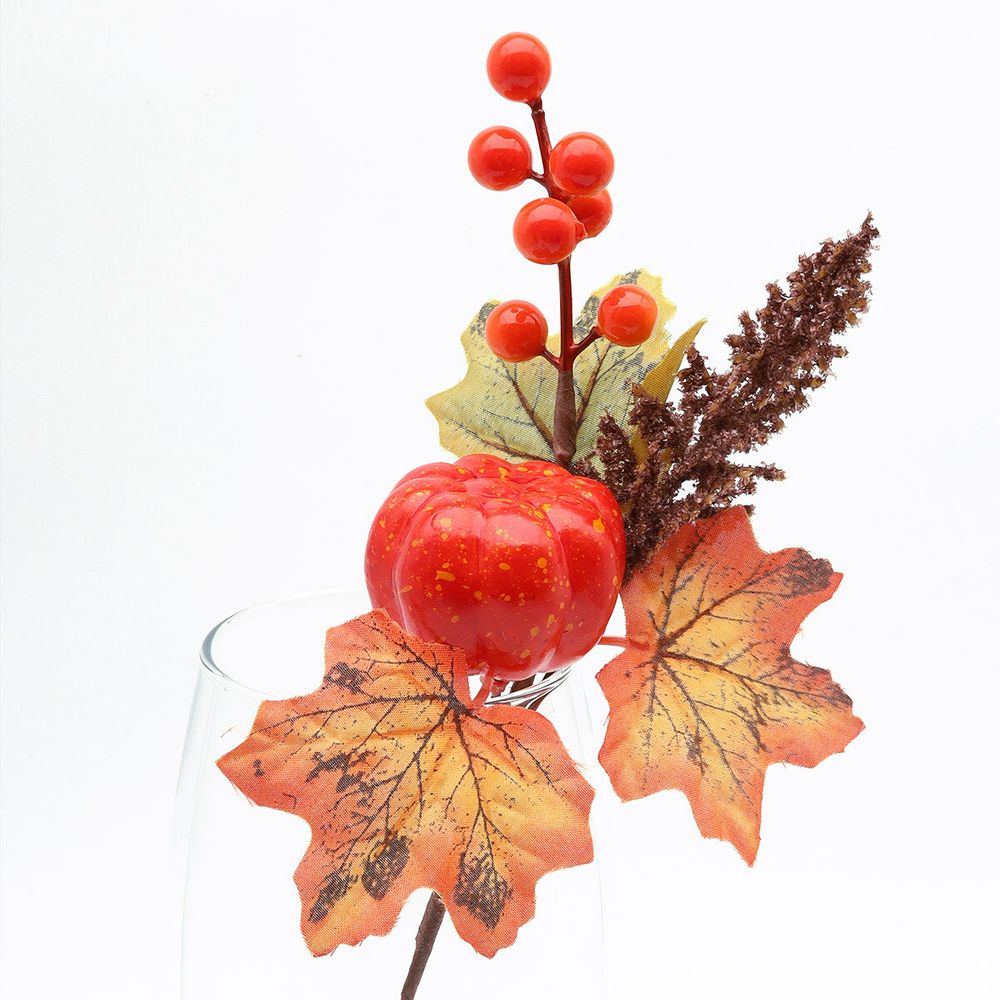 Ветка кленовая с тыквой, 28см, XY22-750