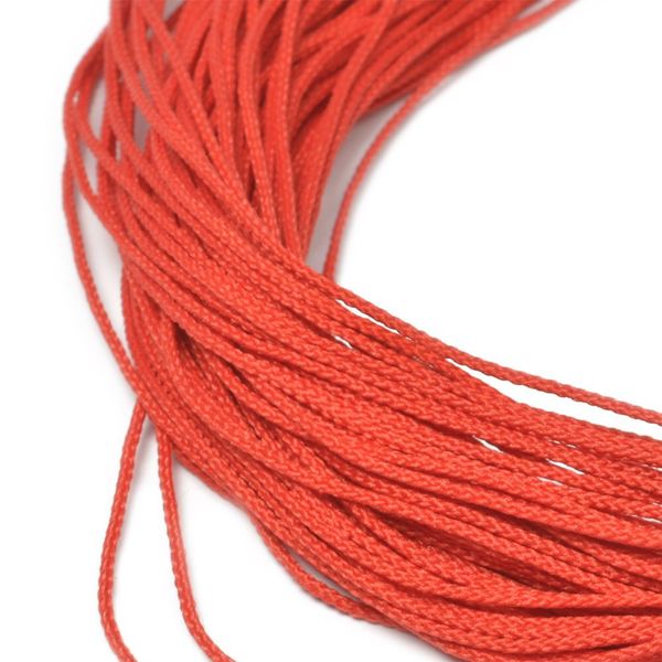 Шнур для мокасин ⌀1.5 мм / 100 метров, красный