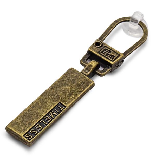 Пуллер для молнии Классика TIMELESS, цвет состаренной латуни, 1шт, Prym, 1 шт