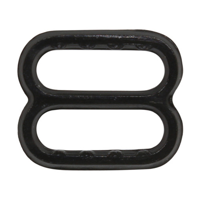 Рамки-регуляторы для бюстгальтера пластик 10.0 мм, черный, 100 шт, 512050-3