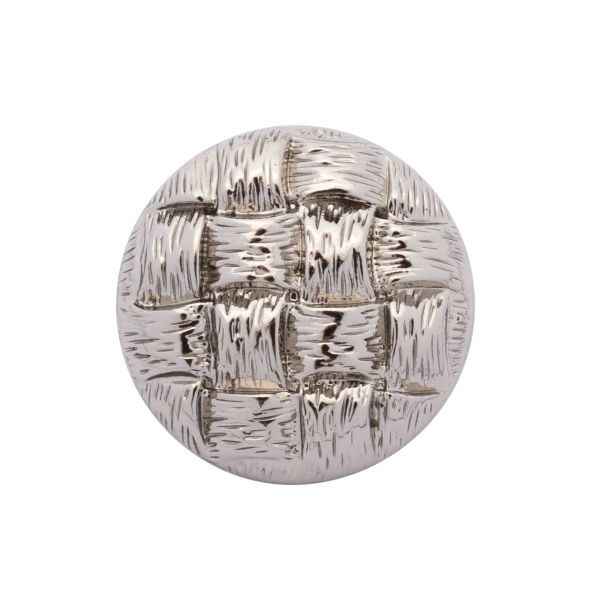 Пуговицы на ножке 28L=18 мм, металл, M.Silver (матовый серебристый), 10 шт, MP03