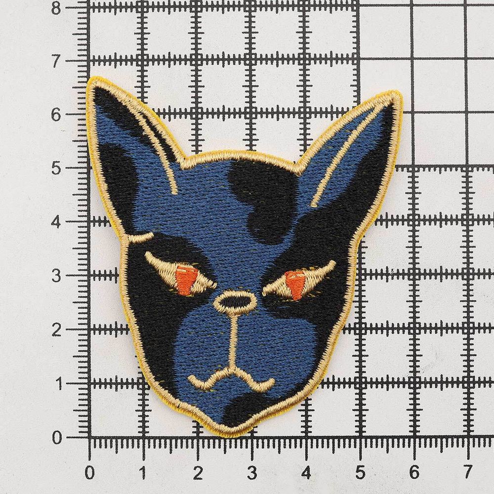 Термоаппликация Бульдог, 5.5х6.6cm, Hobby&Pro