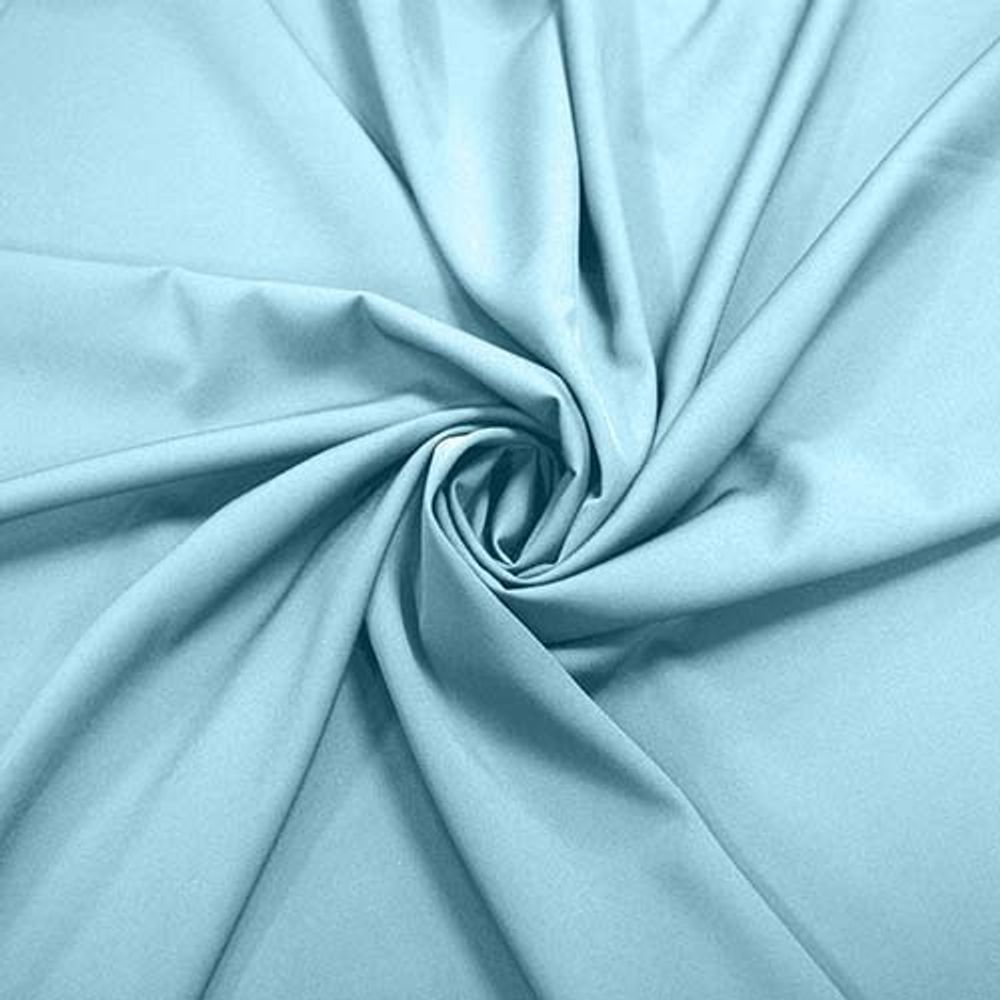 Креп барби 210 г/м², шир.150 см, в нарезке, цв. небо, 6м /TOS/