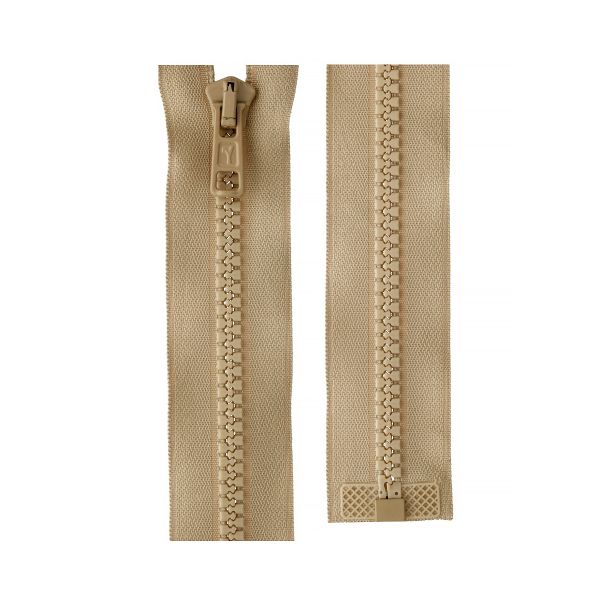 Молния трактор Т6 (6 мм) 1 зам., разъем., 85 см, 298 св.бежевый, G2076T Gamma, 10 шт