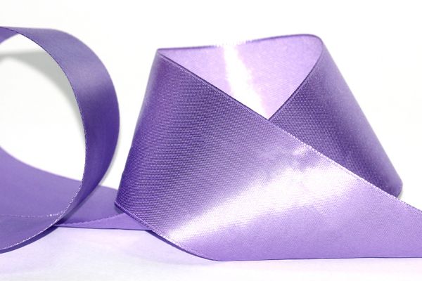 Лента атласная 1-сторонняя 50.0 мм / 33±2 метра, 053 серо-сиреневый, Gamma