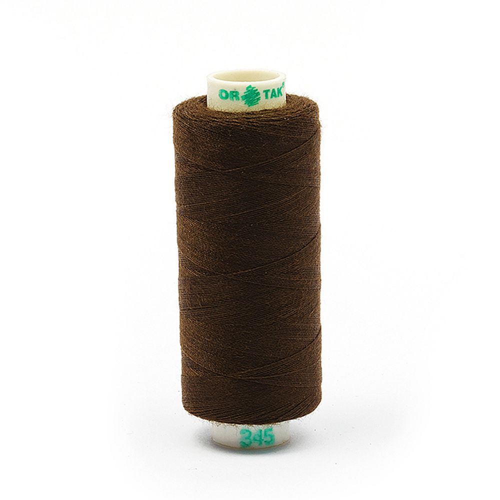 Нитки швейные бытовые Dor Tak 40/2, 366 м / 10 кат., 345 коричневый