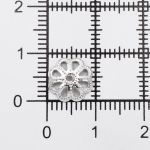 Шапочка для бусин, 10мм 50 шт/упак, Astra&Craft (Никель), 4AR198