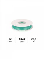 Лента атласная 1-сторонняя 12.0 мм / 22.5±1 метра, 4323 яркая мята, Magic4Hobby