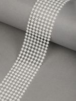 Лента с имитацией жемчуга 40 мм / 9.14 метров, TBYS13, цв.молочный