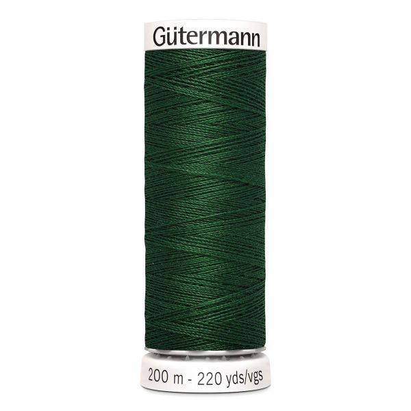 Нитки универсальные Gutermann Sew-all, 200м, 456 умеренно зеленый, 5 катушек