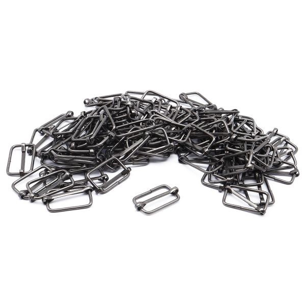 Рамка регулировочная 25 мм ушко (17х31 мм) (чер.никель), 100 шт