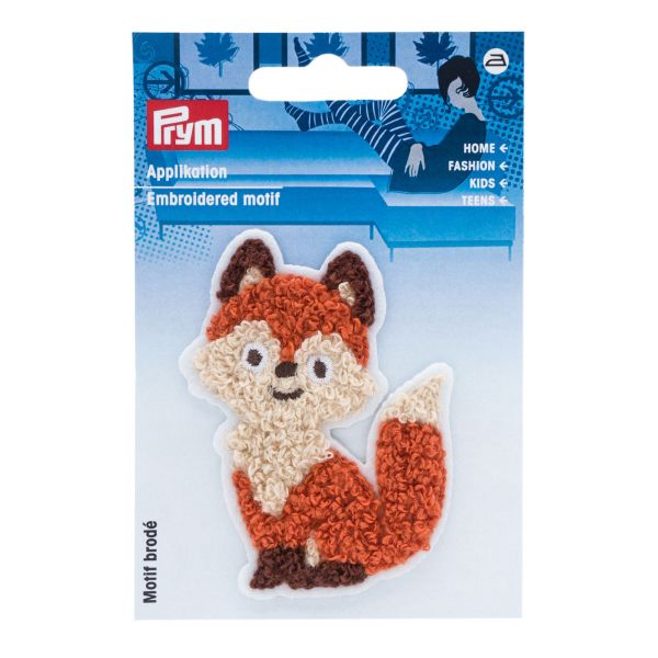 Термоаппликация Лиса, 5.6x7.6 см, коричневый цвет, 1шт, Prym, 923235