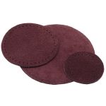 Набор заплаток пришивных из замши, круг ⌀4см, 6см и 8см, с перфорацией, 3 шт, 100% кожа (31 бордовый), 59401