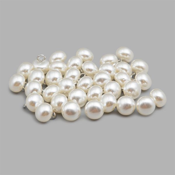 Пуговицы на ножке 8мм (Milk (молоко)), 36 шт