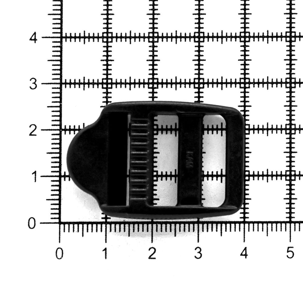 Пряжка-рамка регулировоч.20мм цв. черный, 100 шт