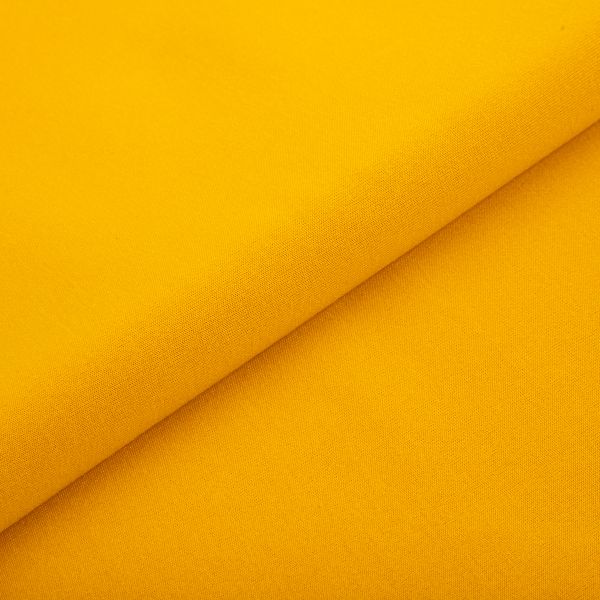 Футер 2-нитка с начесом 275 г/м², 150х180±5 см, желтый/yellow, Gamma DBKTN