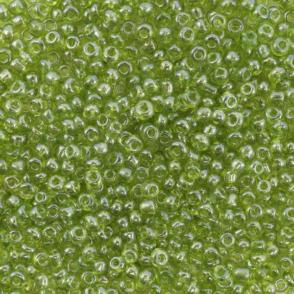 Бисер Astra&Craft 11/0 (2.1 мм), 200 г (10х20 г), цв. 104 салат/прозрачный, глянцевый