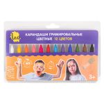 Карандаш гримировальный цветной 12 цв. 42 г, Лео LPFPS-12