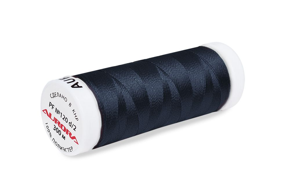 Нитки для креативных работ Aurora №120, 300 м, цв. PF360, 5 катушек