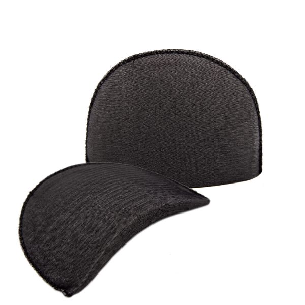 Плечевые накладки (подплечники) втачные 100х150х12 мм, черный, В-12/А, 1 пара