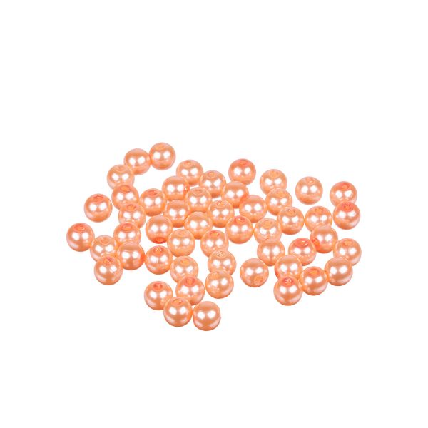 Бусины пластик ⌀8 мм, 50±2 шт, №29 розовый, Zlatka PB-2
