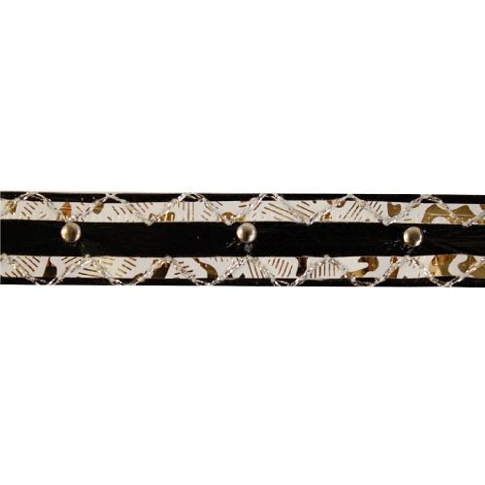 Тесьма отделочная с люрексом 15 мм, 1.5 метра, A21-UG1286