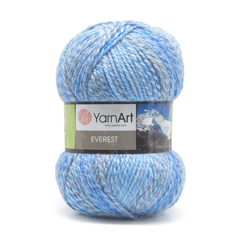 Пряжа YarnArt (ЯрнАрт) Everest / уп.3 мот. по 200 г, 320 м, 7021 меланж