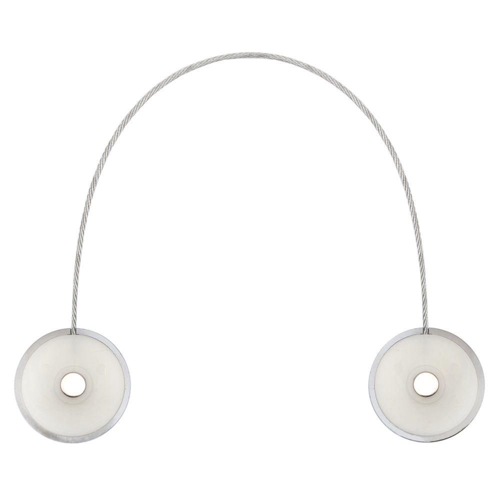 Клипсы для штор магнитные с тросом, 30см ⌀45, 1 метр