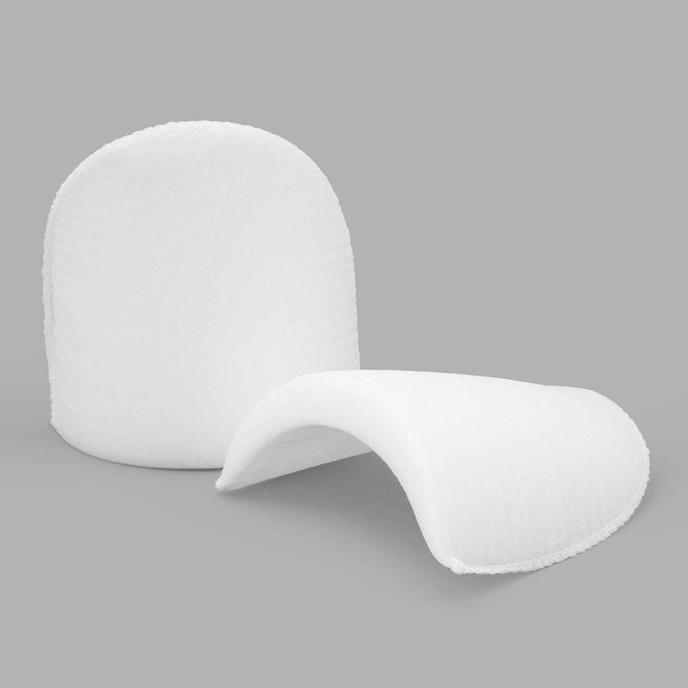 Плечевые накладки (подплечники) втачные 120х170х18 мм, белый, В-18, 50 пар