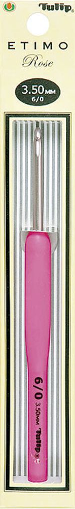 Крючок для вязания с ручкой Tulip Etimo Rose 3,5мм, TER-07e