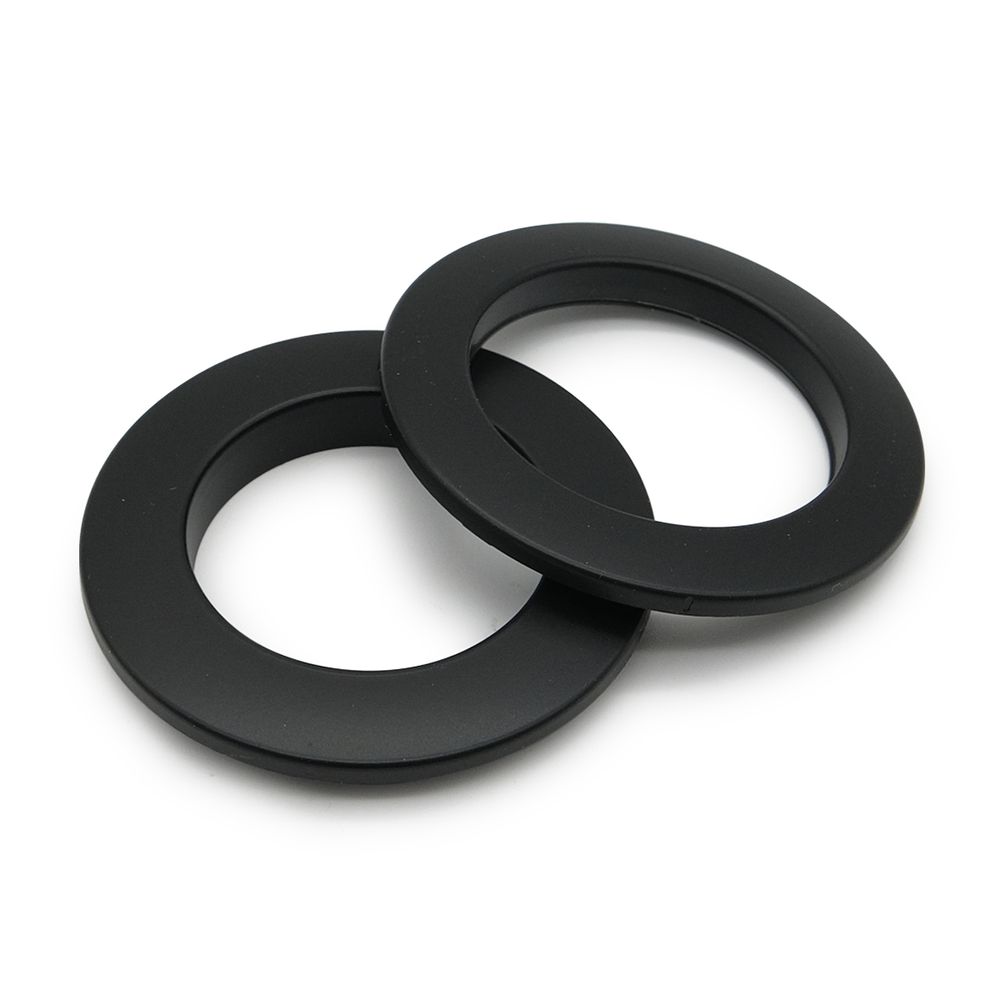 Люверсы шторные ⌀35 мм, с многоуровневым замком цвет № 70 матовый черный, 10 шт