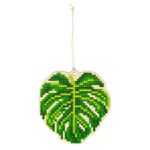 Алмазная (кристальная) мозаика Фрея, Монстера, 8,5х9 см